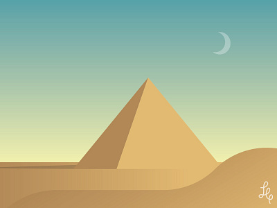Pyramid - 36 Days of Type design drawing egypt giza graphic graphic design illustration illustrator photoshop pyramid typography