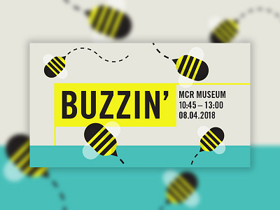 🐝 Buzzin' - Sunday Assembly MCR bees community design event graphic illustration manchester social sunday assembly