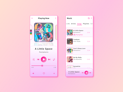 Daily UI 009 - Music Player 009 app daily ui 009 dailyui009 design mobile music music player ui ux