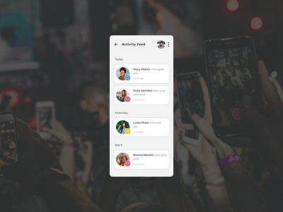 Daily UI 047 - Activity Feed