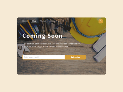 Daily UI 048 - Coming Soon 048 coming soon coming soon page daily ui 048 dailyui 048 dailyui048 design ui ux web