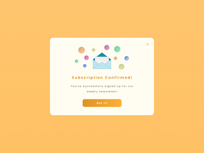 Daily UI 054 - Confirmation