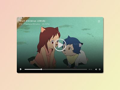 Daily UI 057 - Video Player