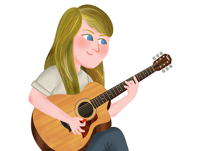 Carly cartoon character cute digitalart illustration