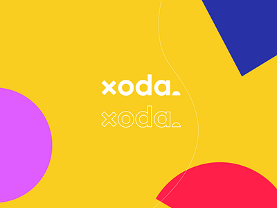 Xoda logo app branding flat icon iphone logo typo logo typogaphy web