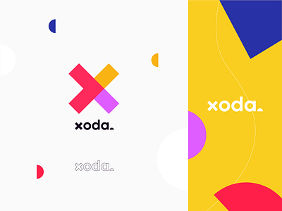 Xoda 2 app branding design identity logo typo logo web