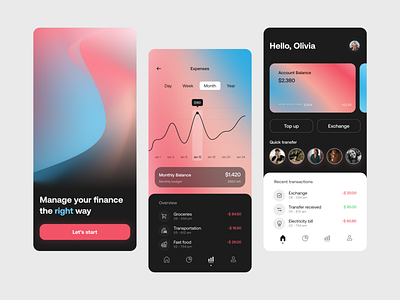 Wallet App Design | Mobile | Finance