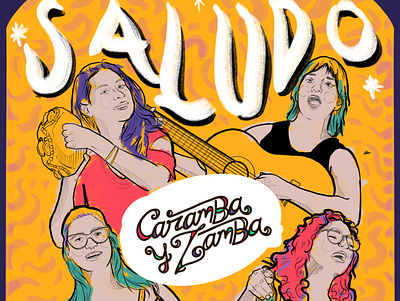 Saludo / Caramba y Zamba design graphic design illustration logo typography