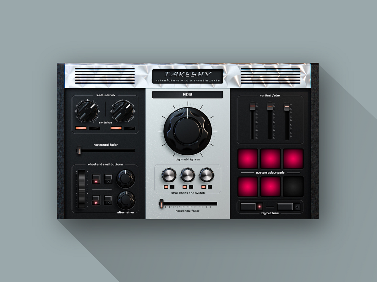 Takeshy GUI Toolkit for VST Design by Julian Behrens on Dribbble