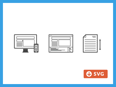 Icons - SVG DOWNLOAD design download free freebies icons portfolio print simple svg ui web