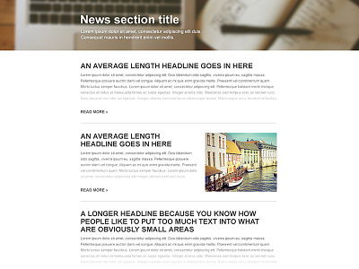 News page Template – 02