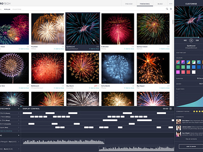 Musical Fireworks App Wip By Tom Newton On Dribbble