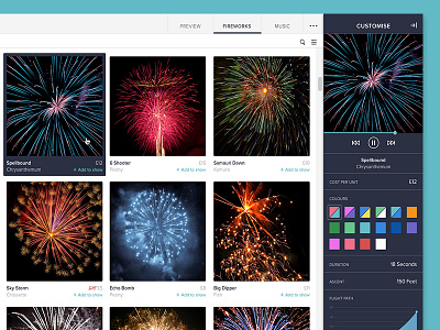 Musical Fireworks App Wip By Tom Newton On Dribbble