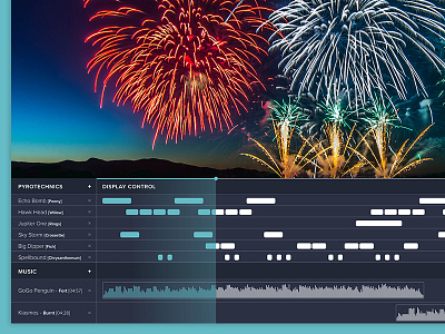 Musical Fireworks App Wip Preview By Tom Newton On Dribbble