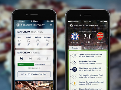 Chelsea FC Hospitality App