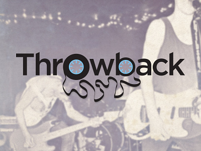 Throwback logo band brand icon logo music old tape