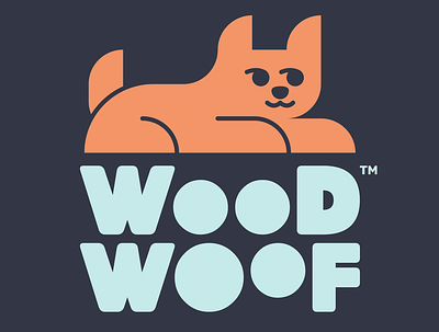 Wood Woof Branding branding design graphic design logo