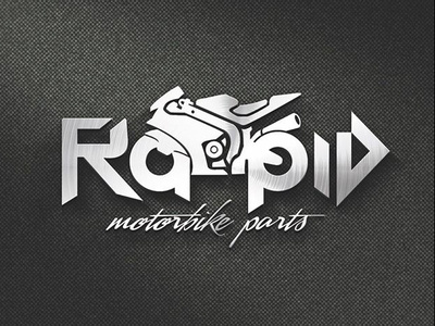 Logo Rapid motorbike parts branding logo logotype vector