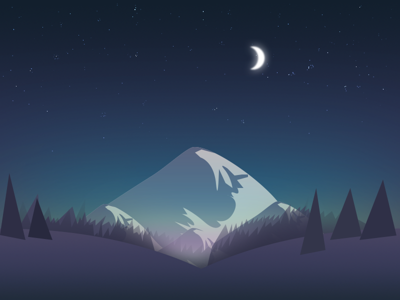 mountain by miyko on Dribbble