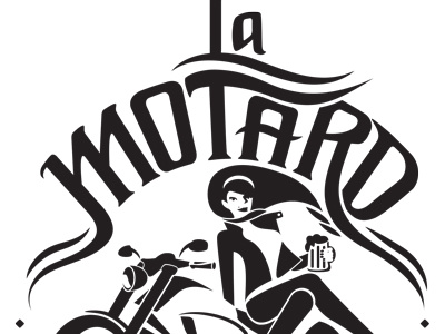 Shoot Motard bikers bistrò iconic logo motard restaurant