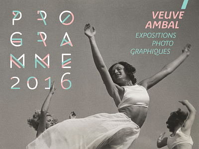 Dribbble VA prog16 ballet dancer photography poster programme font typography visual