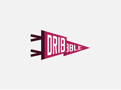 Two Dribbble Invites - join the game! dribbble invite pennant sports team