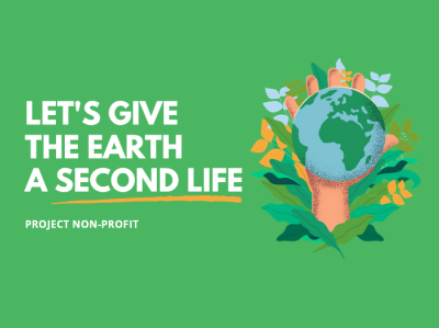 Let's give the Earth a second life design education environment graphic design school ui ux