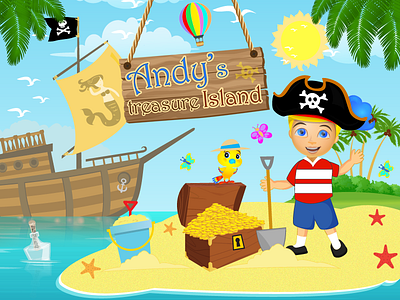 Andy's Treasure Island android games ios games island memory puzzle treasure