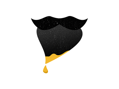 Logo for designer with a beard