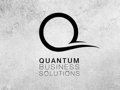 Quantum Business Solutions branding business logo quantum solutions