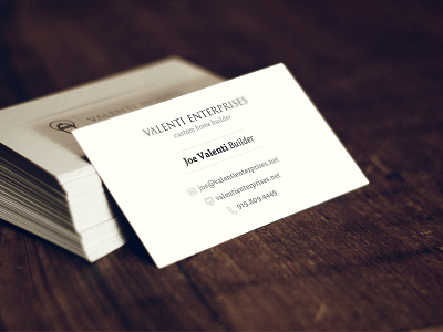 Valenti Enterprises Business Cards business cards photo