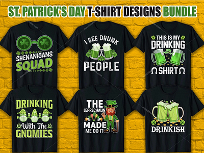 Patrick’s Day T-Shirt Design branding design graphic design illustration logo typography vector