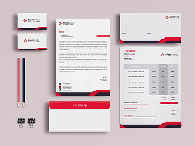 Stationary Design branding design business stationary card corporate corporate brandign envelop expert id card illustration invoice