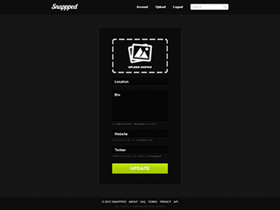 Snappped - Account Member Menu account member menu snappped