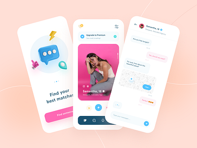 Crushonyou - Dating App Design by Farhan Fauzan on Dribbble