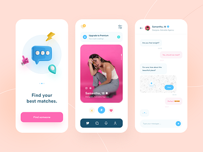 Crushonyou - Dating App Design by Farhan Fauzan on Dribbble