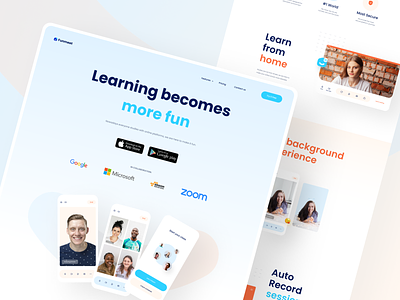 Funmeet - Video Communication Landing Page