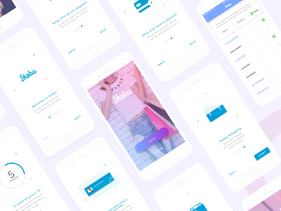 Shobu App #Redesign app boarding clean design filter login modern on onboarding