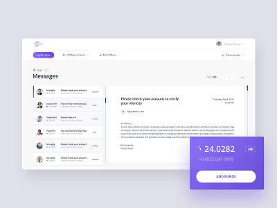 Dashboard Email 💌