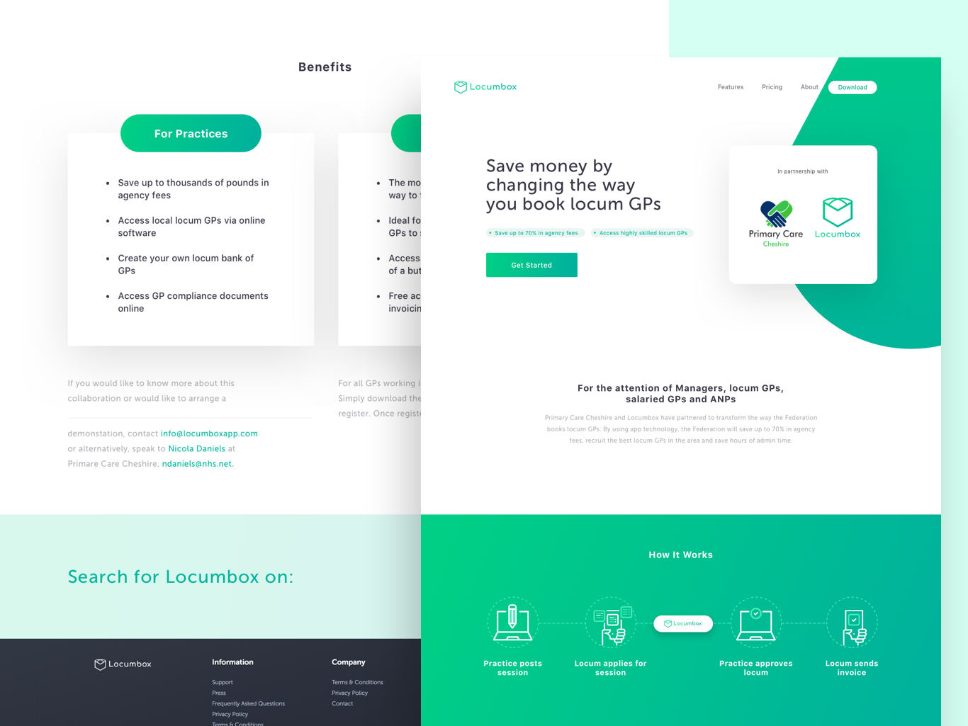 Partnership Landing Page by Farhan Fauzan on Dribbble