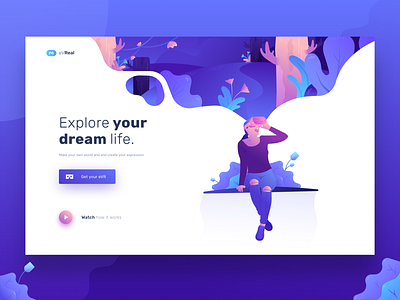 eVR Header Illustration by Farhan Fauzan on Dribbble