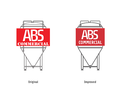 ABS Commercial brand brewing commercial equipment logo