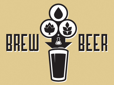 Brew Beer beer brewing hops icons malt pint water yeast