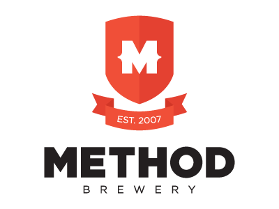 Method Logo beer brewery logo method shield