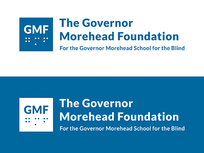 Governor Morehead Foundation accessibility blind braille foundation logo nonprofit pro bono raleigh school school logo