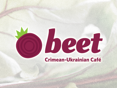 Beet Logo beet café crimea food logo restaurant ukraine