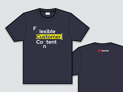 Flexible Customer Content apparel design shirt swag t shirt
