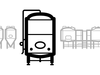 Brite Tank — Brewing Icons beer brewery brewhouse brewing brewing equipment craft beer craft brewery homebrew icons