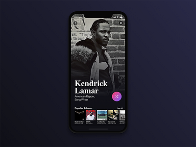 Music App Interface