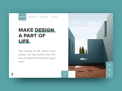 Web design - 01 1️⃣ interface photo store ui ux web web design